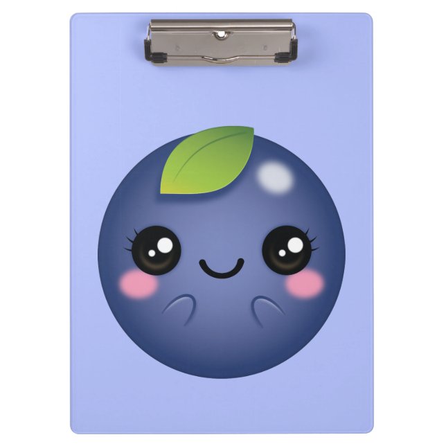 Porte-bloc Blueberry de Kawaii (Devant)