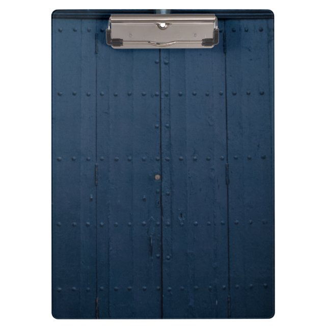 Porte-bloc Boathouse bleu foncé porte Costa Brava Espagne (Devant)