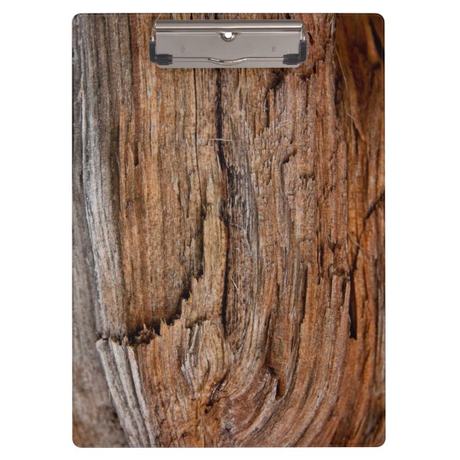 Porte-bloc Bois rustique (Devant)