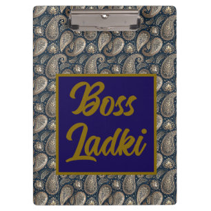 Porte-bloc Boss Ladki Sud-Asiatique Boss Girl