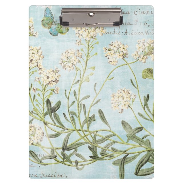 Porte-bloc Botanique bleu (Devant)