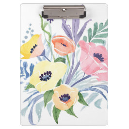 Porte-bloc Bouquet de fleurs de printemps | Jolie aquarelle f