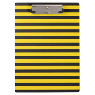Porte-bloc Bourdon Noir Jaune Lignes Horizontales