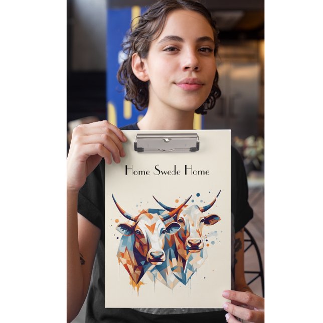 Porte-bloc Bovins de ferme Scandi, sur mesure (Créateur téléchargé)