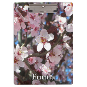 Porte-bloc Branche de fleurs roses Printemps Floral