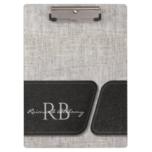 Porte-bloc Burlap moderne