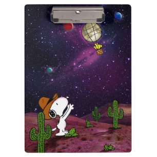 Porte-bloc cacahuètes   Snoopy & Woodstock Cowboy