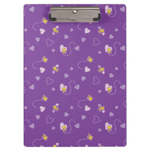 Porte-bloc cacahuètes   Woodstock Motif de coeur pourpre