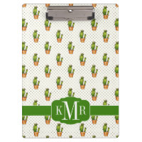 Cactus et motif de point succulent de Polk
