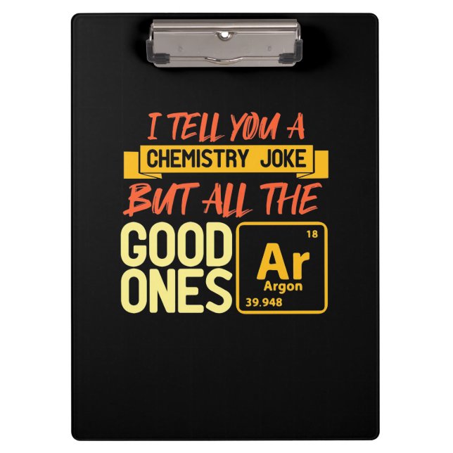 Porte-bloc Cadeau d'anniversaire | Je Vous Raconte Une Chimie (Devant)