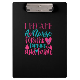 Porte-bloc Cadeau infirmière Devient Infirmière Pour La For