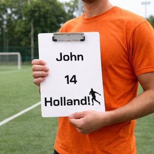 Porte-bloc Cadeau personnalisé d'entraîneur de football de Ho