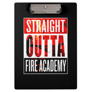 Porte-bloc Cadeau pompier Straight Outta Firefighter
