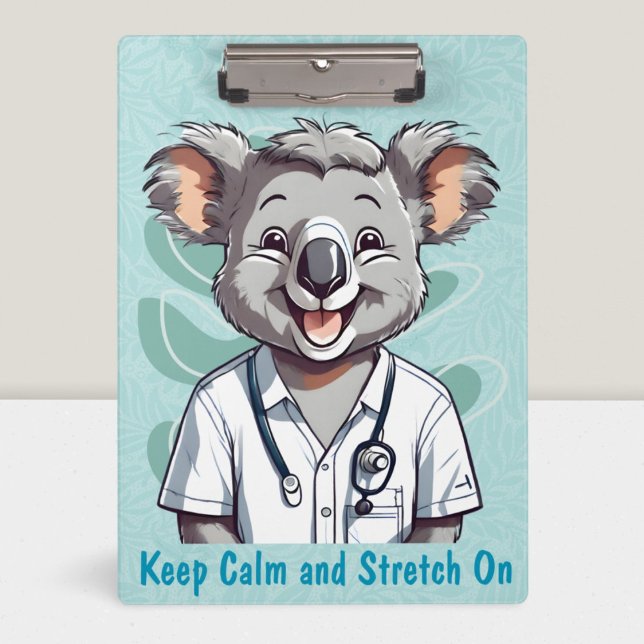 Porte-bloc Cadeaux de Cute Koala pour les médecins physiothér (Cute Koala Gifts for Physical Therapists Doctors)