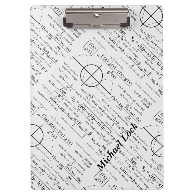 Porte-bloc Cadeaux de physique personnalisés pour les physici (Devant)