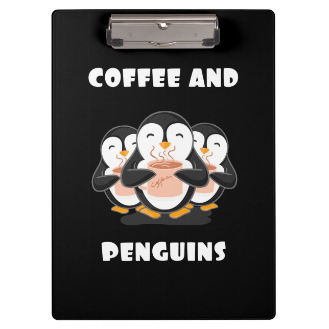 Porte-bloc Café Et Pingouins (Devant)