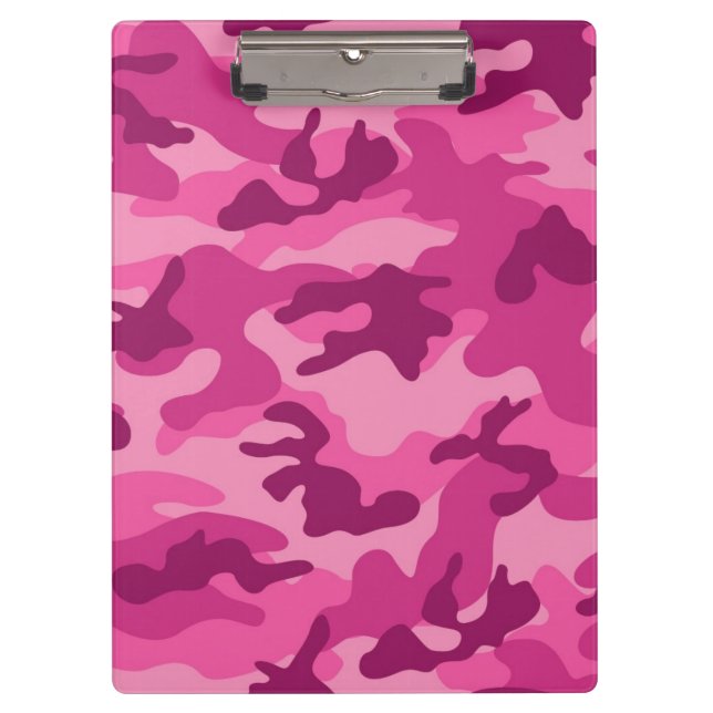 Porte-bloc Camo rose clair, Camouflage (Devant)