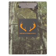 Camouflage Orange Deer Antlers Affaires Extérieure