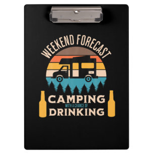 Porte-bloc Camping Bière Avec Bière Anniversaire