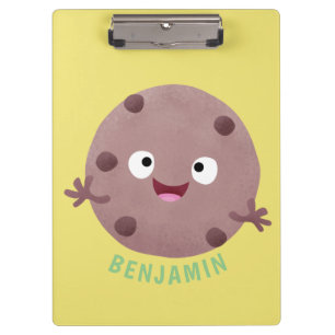 Porte-bloc Caricature de biscuit à puce en chocolat
