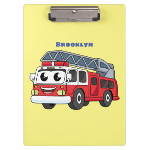 Porte-bloc Caricature du moteur de feu joyeux