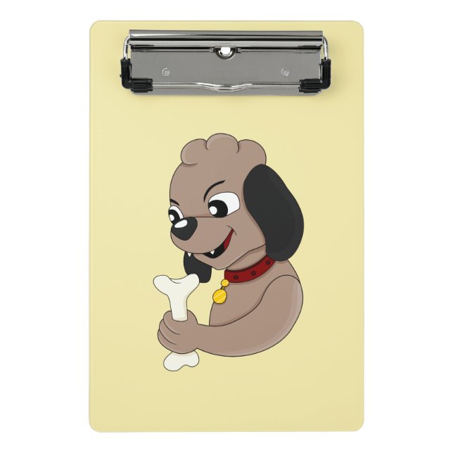 Porte-bloc Caricature pour chien chiot mini porte - bloc (Devant)