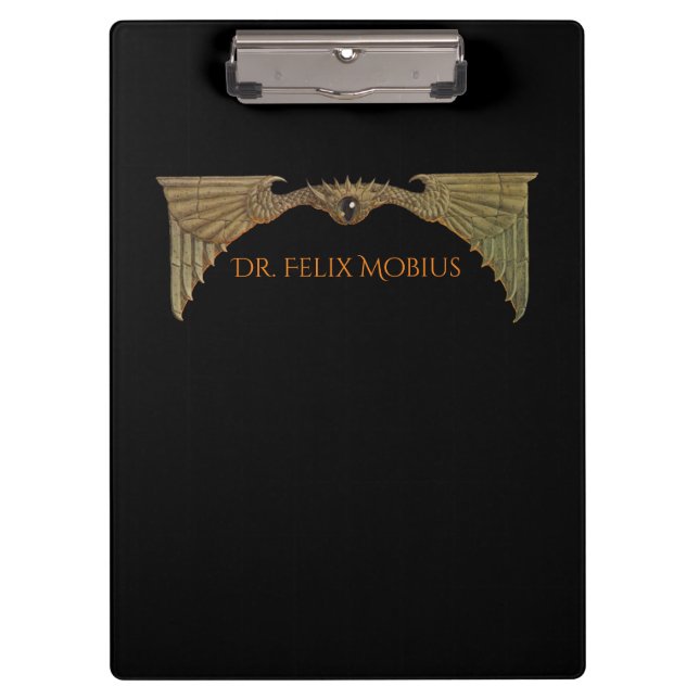 Porte-bloc Carnet personnalisé Sci Fi Flying Eye (Devant)