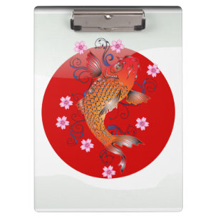 Porte-bloc Carpe japonaise de koi