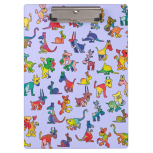 Porte-bloc Carreaux de Motif Animaux Abstraits