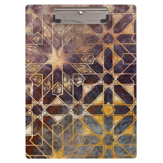 Porte-bloc Carreaux mystiques I (Devant)