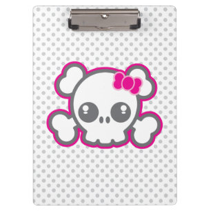 Porte-bloc Carte à clips Kawaii Pink Ribbon