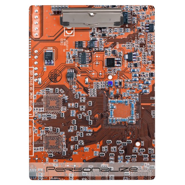 Porte-bloc Carte circuit imprimé circuit orange PCB (Devant)