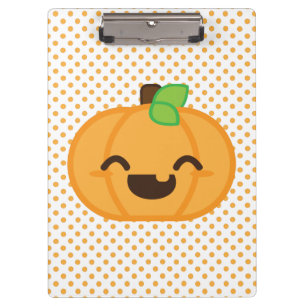 Porte-bloc Carte clipart Citrouille Kawaii Jack-o'-lantern