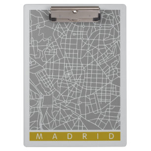 Porte-bloc Carte de Madrid
