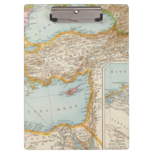 Porte-bloc Carte méditerranéenne orientale