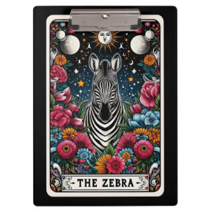 Porte-bloc Carte Tarot Zèbre   Animal Spirituel Mystique 