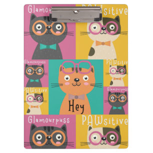 Porte-bloc Cat dit Hey Funny Mèmes Porte - bloc