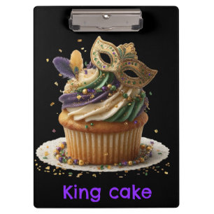 Porte-bloc Célébration de cupcakes masqués de Mardi Gras
