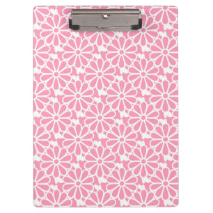 Porte-bloc Chaîne de marguerites - Presse-papiers (Rose vif)