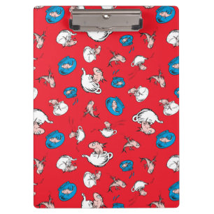 Porte-bloc Chat Dans Le Casquette   Le Motif rouge poisson