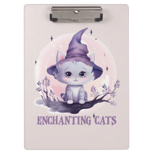 Porte-bloc Chat sorcier enchanteur