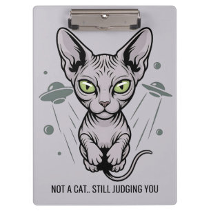 Porte-bloc Chat Sphynx Judicieux dans l'Art Spatial