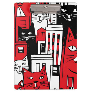 Porte-bloc Chats à New York 