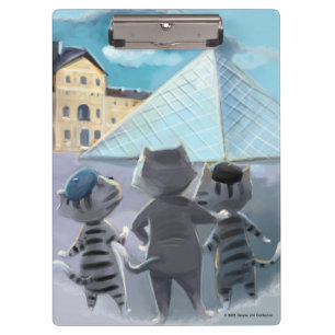 Porte-bloc Chats Louvre Paris - Presse-papiers