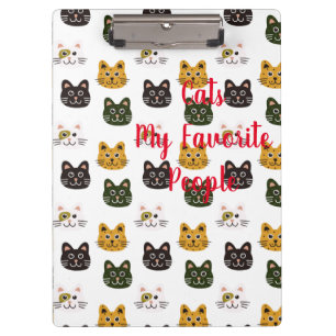 Porte-bloc Chats Mes gens préférés