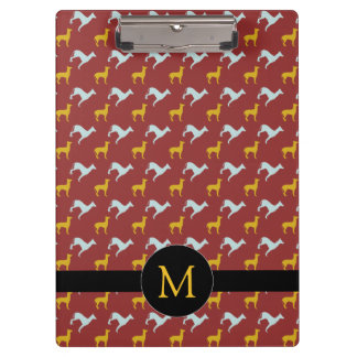 Porte-bloc Chien Année 2018 Zodiac Anniversaire Monogramme Po