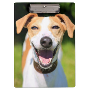 Porte-bloc Chien riant des images de Getty