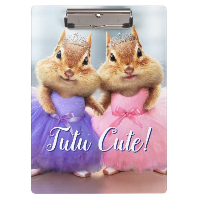 Porte-bloc Chipmunk Ballerina Duo (Devant)
