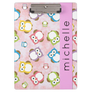 Porte-bloc Chouettes mignonnes, Chouette Motif, Chouettes col