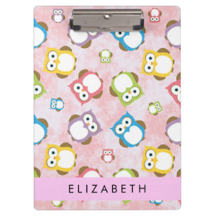 Porte-bloc Chouettes mignonnes, Chouette Motif, Chouettes col